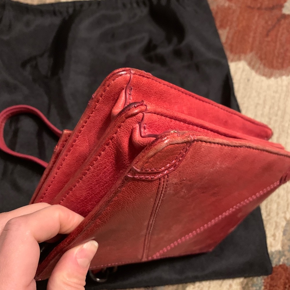 Alice&Olivia Pink Leather Clutch - Picture 7 of 14